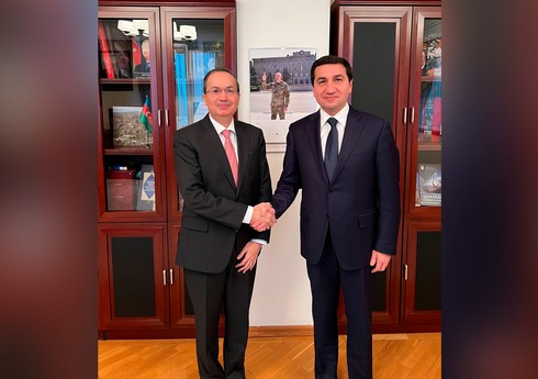 Hikmət Hacıyev Pakistan səfiri ilə ikitərəfli gündəliyi müzakirə edib