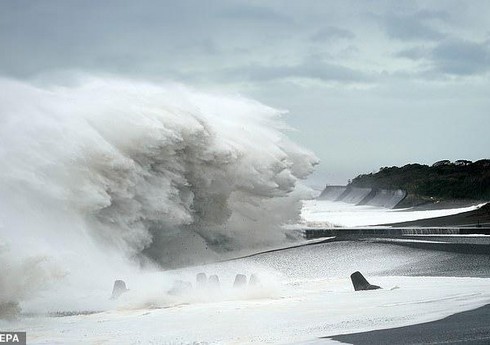“Hinnamnor” qasırğası Yaponiyaya doğru irəliləyir