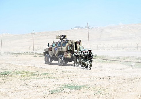 Hərbi Polis İdarəsinin şəxsi heyəti ilə döyüş hazırlığı məşqləri keçirilib