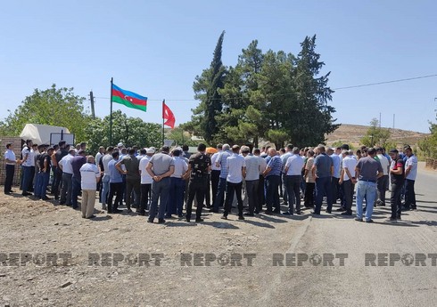 I Qarabağ müharibəsi şəhidlərinin xatirəsinə inşa edilən bulağın açılışı olub