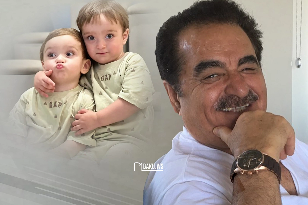 İbrahim Tatlısesin əkiz nəvələrinin İLK FOTOSESSİYASI