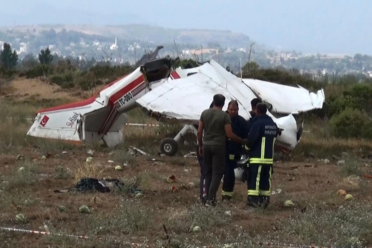 İki nəfərin öldüyü təyyarə qəzasında 