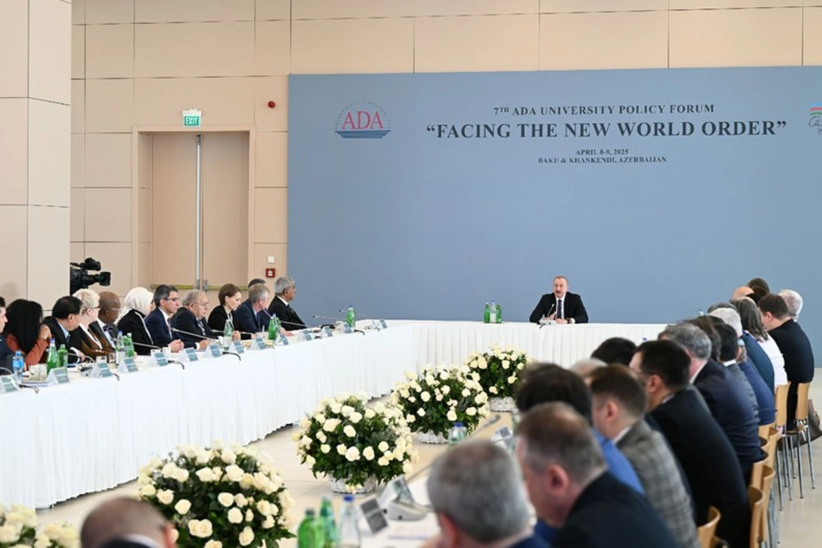 İlham Əliyev ADA forumunda Azərbaycanın İrandakı səfirliyinə qarşı törədilmiş terror aktına toxunub