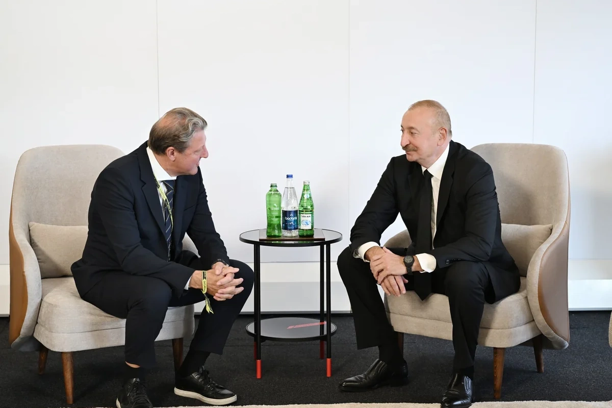 İlham Əliyev Beynəlxalq Xizək və Snoubord Federasiyasının prezidenti ilə görüşüb