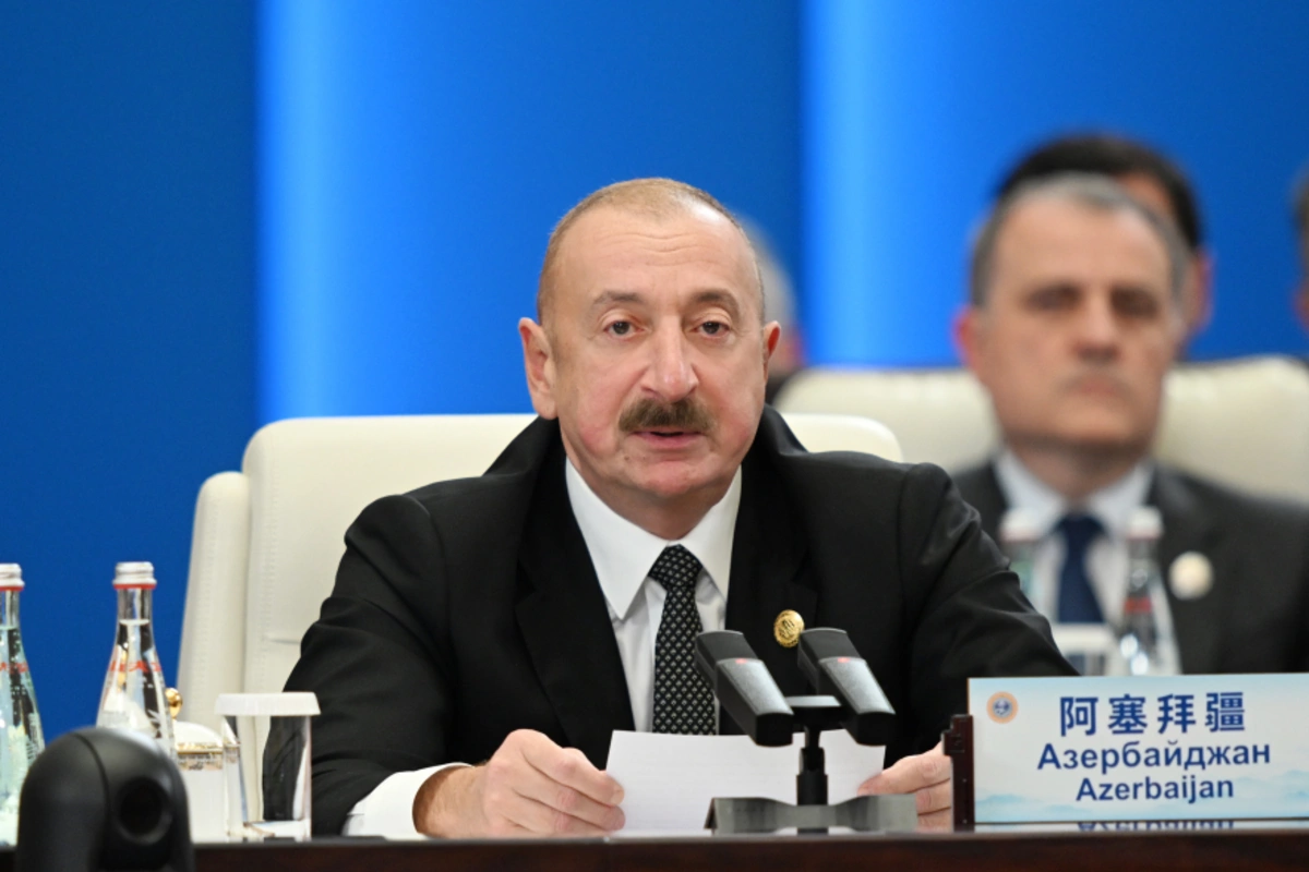 İlham Əliyev Çinin Tiencin şəhərində 