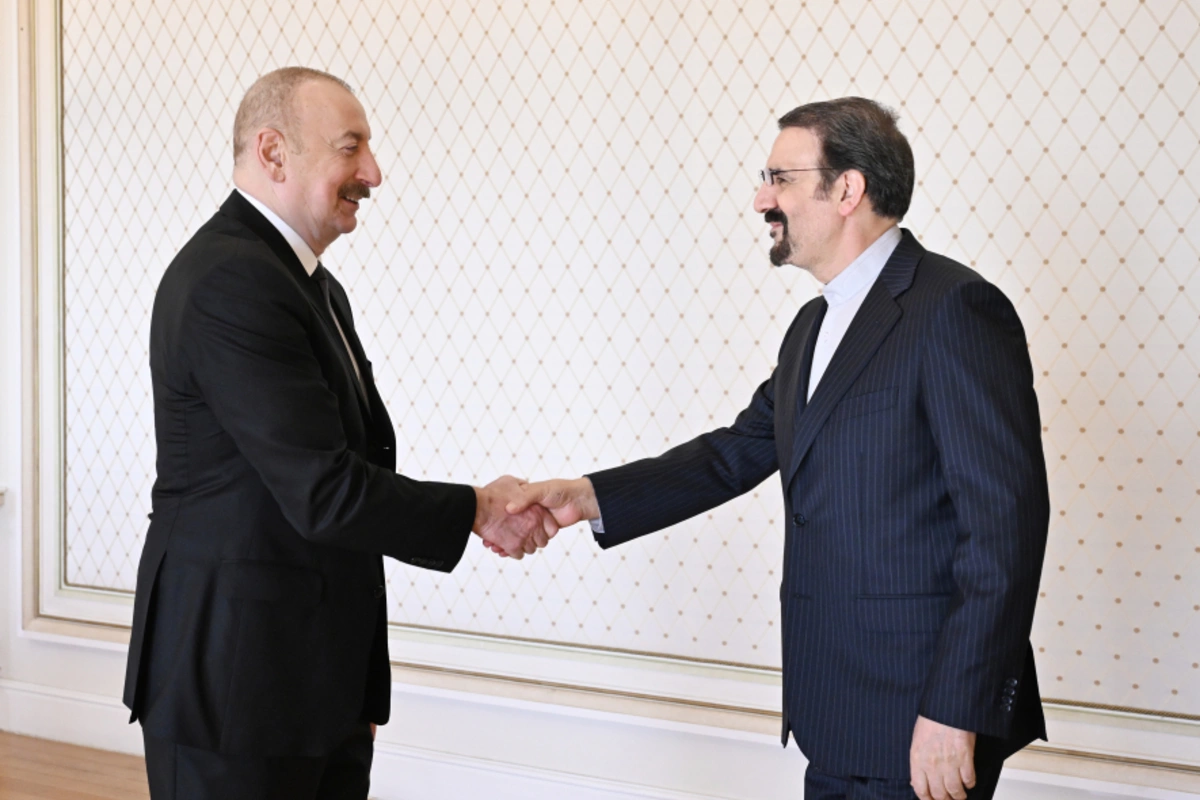 İlham Əliyev İran Prezidentinin siyasi məsələlər üzrə müşavirini qəbul edib