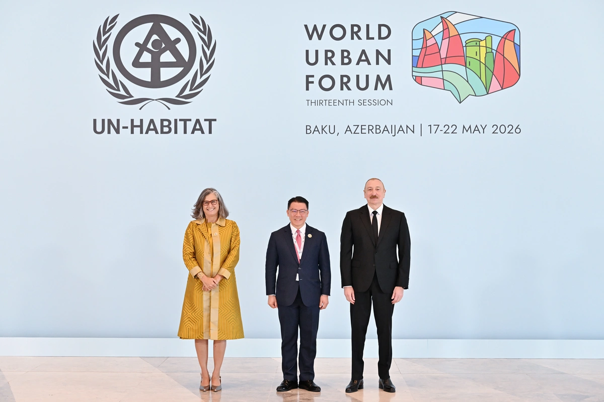 İlham Əliyev Ümumdünya Şəhərsalma Forumunun 13-cü Sessiyasının açılış mərasimində iştirak edir