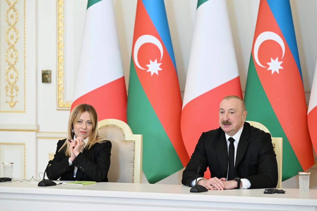 İlham Əliyev və Ciorcia Meloni mətbuata bəyanatlarla çıxış ediblər