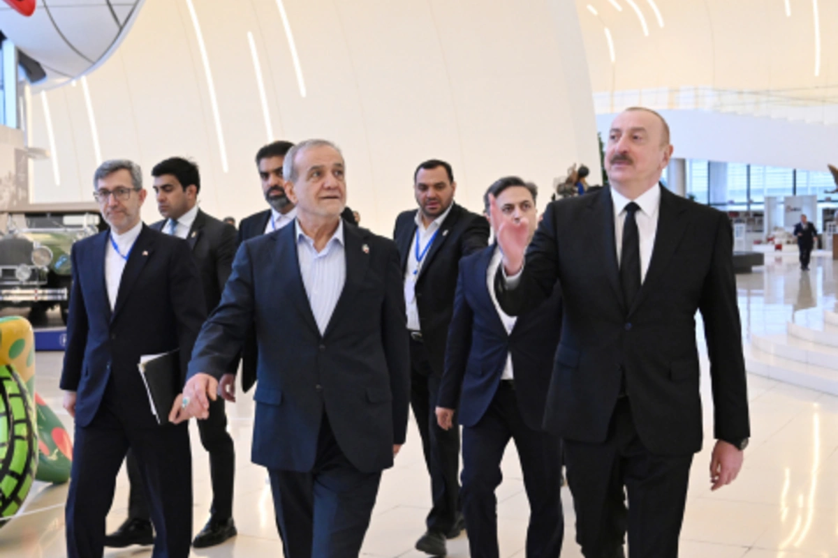 İlham Əliyevin sosial şəbəkə hesablarında Pezeşkianın Bakı səfərindən görüntülər paylaşılıb