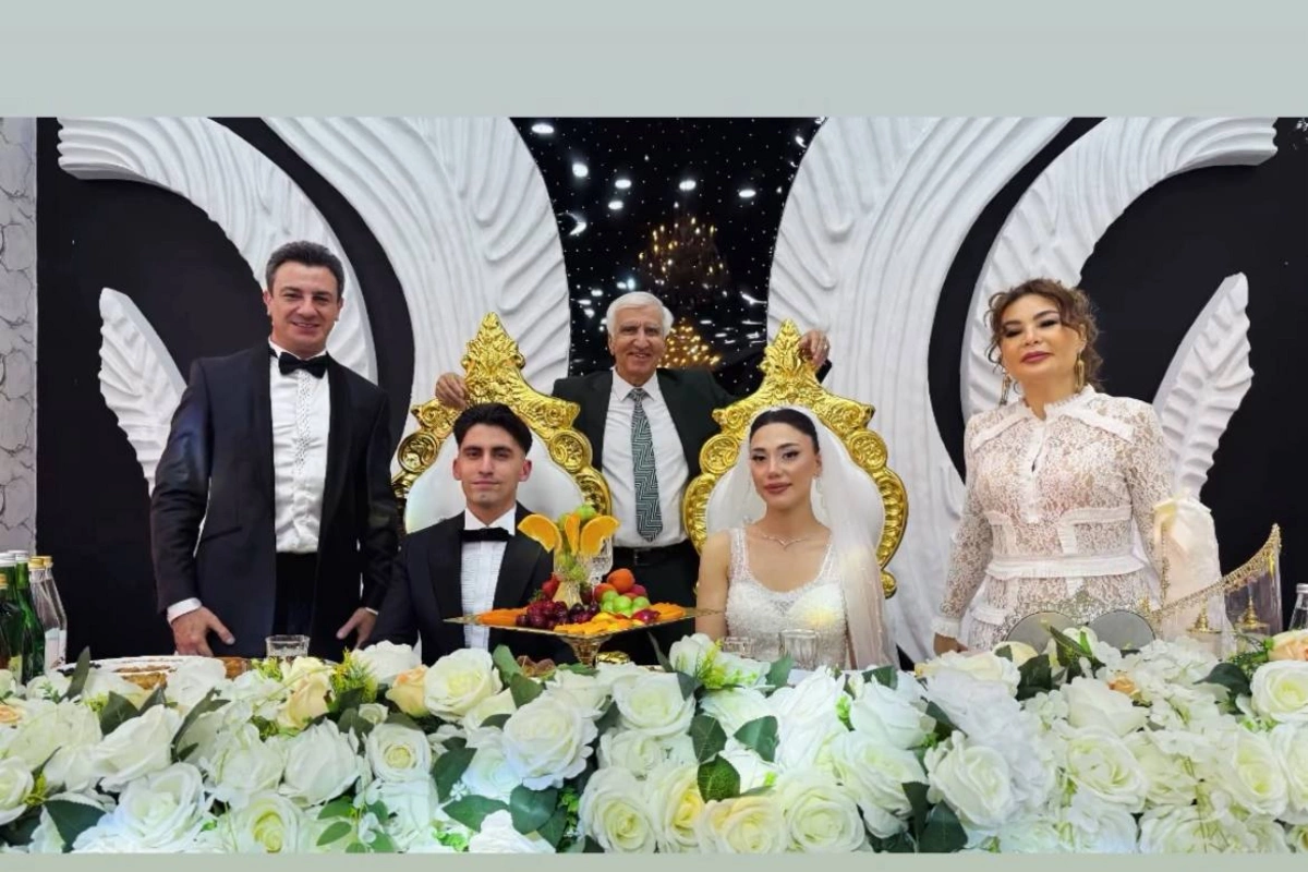 İlham Namiq Kamalın oğlunun toyundan görüntülər