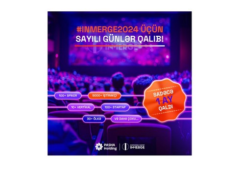 “INMerge” Innovasiya Sammitinə 1 ay qaldı!