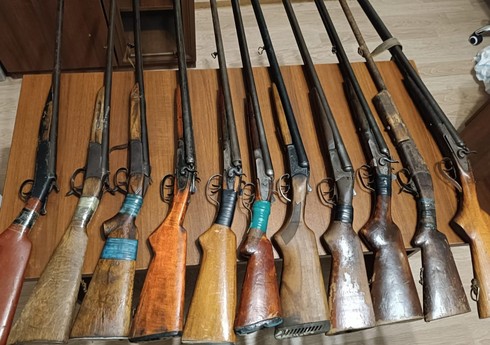 Şirvanda vətəndaşlar qanunsuz saxladıqları ov tüfənglərini polisə təhvil veriblər