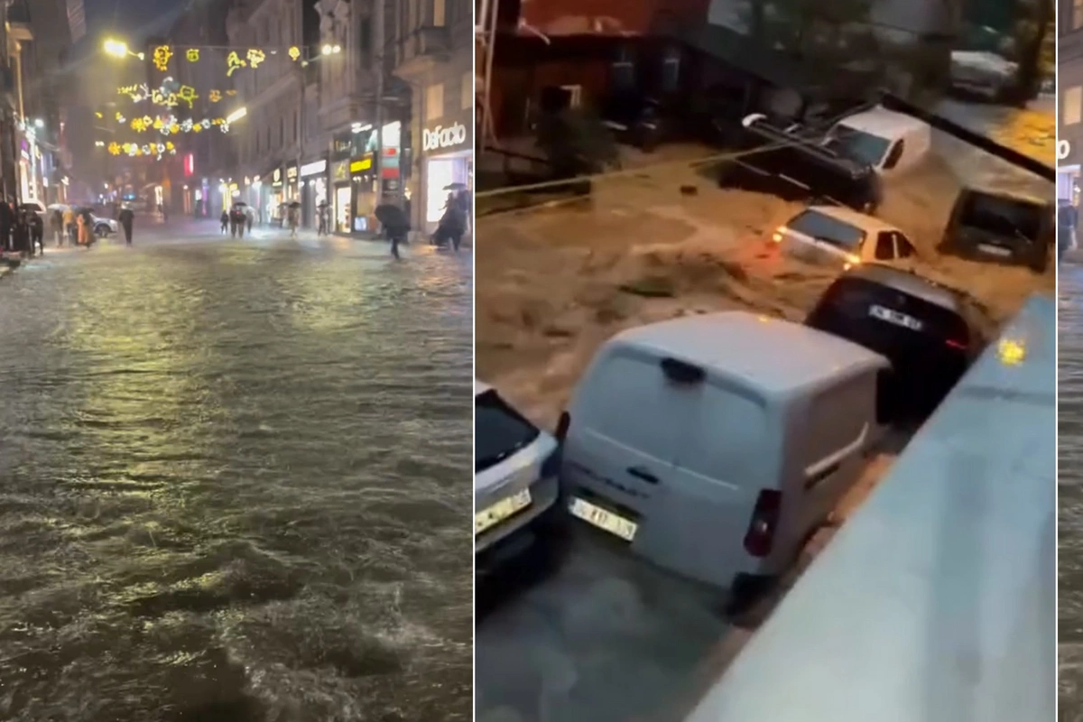 İstanbulu sel vurdu, yağış suları evlərə və mağazalara doldu - İki nəfər öldü