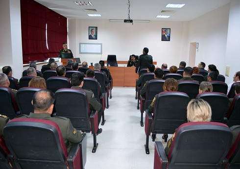 Kahramanmaraşda fəaliyyət göstərən hərbi tibb personalımız təltif olunub