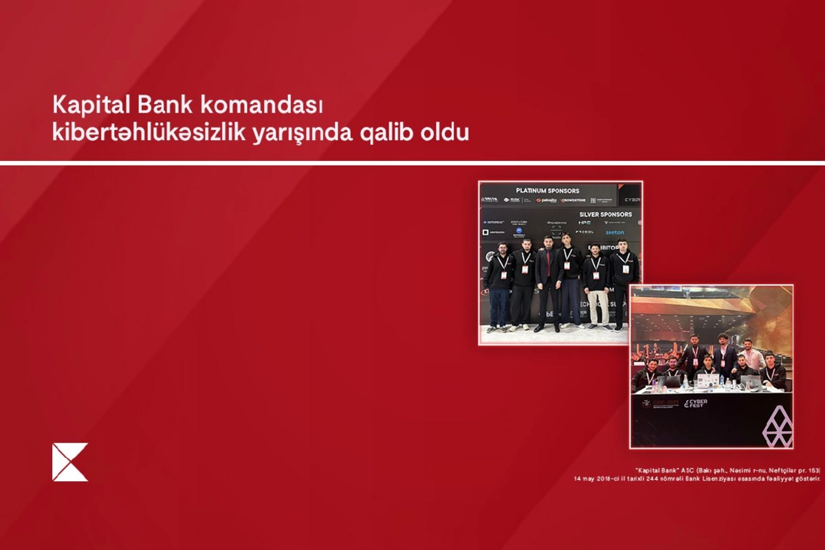 Kapital Bank-ın İnformasiya təhlükəsizliyi komandası ölkənin ən güclü mütəxəssisləri sırasında Kapital Bank-ın İnformasiya təhlükəsizliyi komandası ölkənin ən güclü mütəxəssisləri sırasında