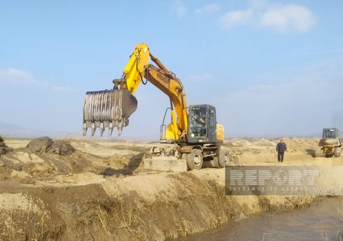 Şəkidə yaşayış məntəqələri və əkin sahələri sel sularından mühafizə olunur
