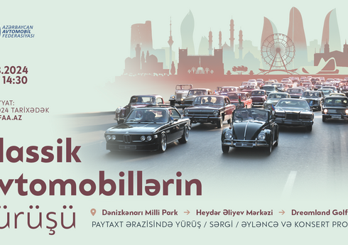 Klassik avtomobillərin yürüşünə qeydiyyat başlayır Klassik avtomobillərin yürüşünə qeydiyyat başlayır