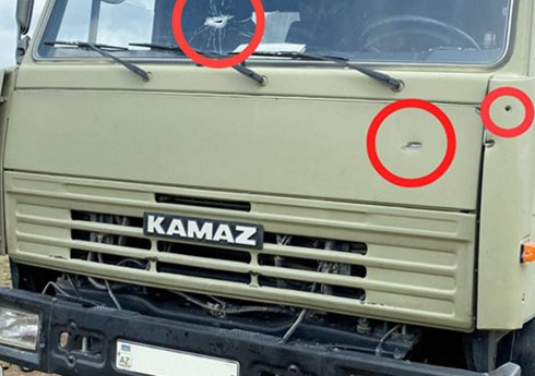 Kəlbəcərdə Azərbaycan Ordusunun iki hərbi nəqliyyat vasitəsi atəşə tutulub