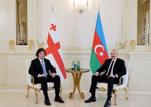 Kobaxidze: Azərbaycan Prezidenti ilə məhsuldar danışıqlar apardıq