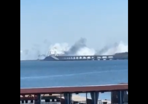 Krım körpüsünə raket hücumları davam edir - VİDEO - YENİLƏNİB-3