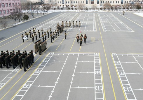 Əlahiddə Ümumqoşun Orduda hərbi qulluqçu kurslarının növbəti buraxılışı olub
