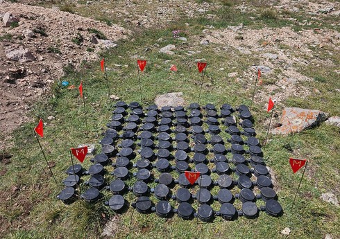 Laçın rayonu ərazisində kütləvi sayda piyada əleyhinə mina aşkar edilib