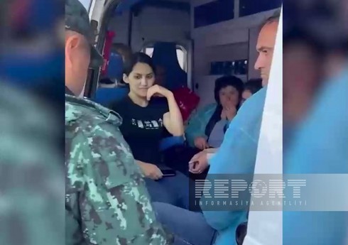 Laçın-Xankəndi yolundakı sərhəd-buraxılış məntəqəsi ilə Qarabağın erməni sakinləri maneəsiz keçirlər - VİDEO