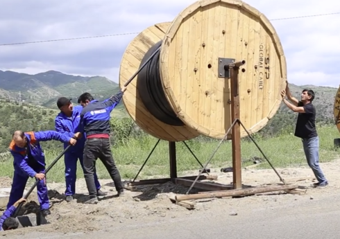Laçının ən ucqar kəndlərinin elektrik şəbəkəsi yenilənir