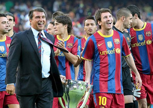 Laporta Messini “Barselona” tarixinin ən yaxşı oyunçusu hesab edir