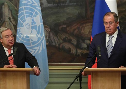 Lavrov Quterreşlə Ukrayna, Suriya və Əfqanıstanı müzakirə edib