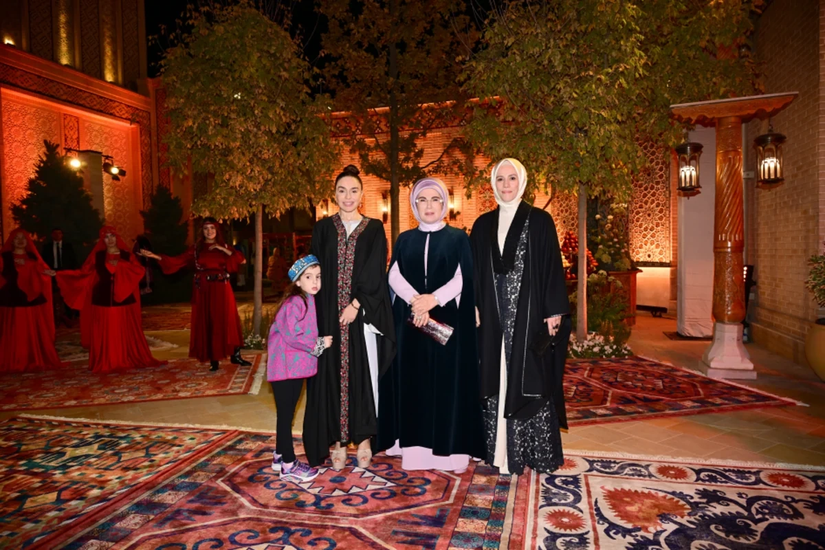 Leyla Əliyeva Səmərqənddə 