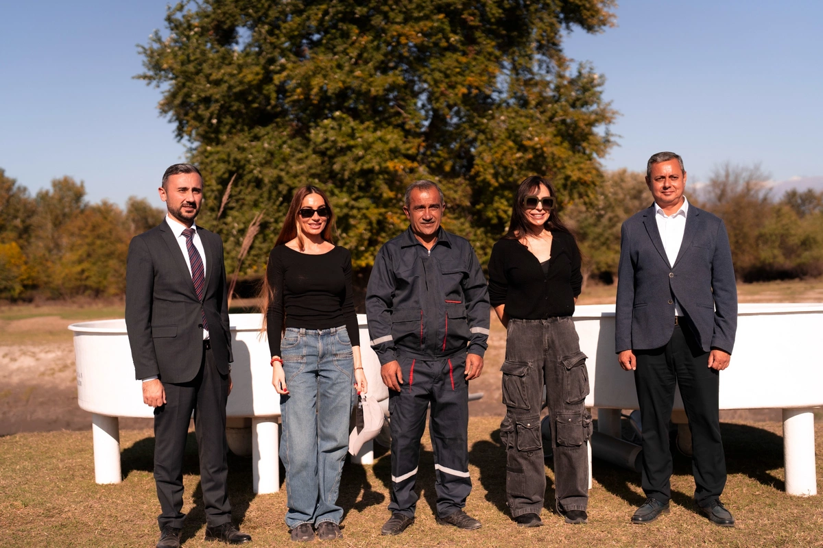 Leyla Əliyeva və Arzu Əliyeva Qaxda Axar-Baxar Milli Parkının açılış mərasimində iştirak ediblər