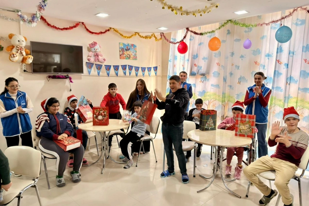 Leyla Əliyevanın təşəbbüsü ilə Mingəçevir Uşaq Nevroloji Sanatoriyasında Yeni il tədbiri keçirilib
