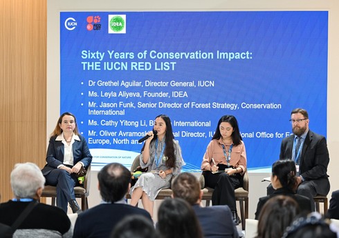 Leyla Əliyeva COP29 çərçivəsində nadir canlıların mühafizəsinə həsr olunan panel müzakirələrində iştirak edib