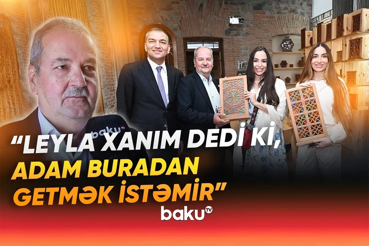 Leyla və Arzu Əliyevaların Şəkidə görüşdüyü sənətkar danışdı
