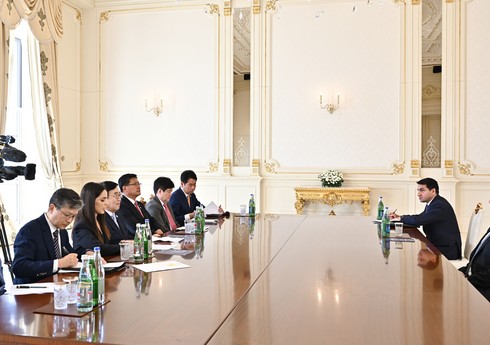 İlham Əliyev Koreya Prezidentinin xüsusi nümayəndəsini qəbul edib