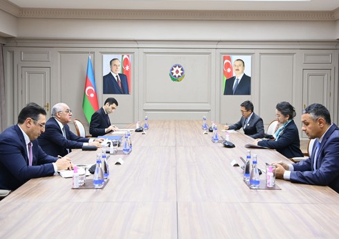 Əli Əsədov BMT Komissiyasının icraçı katibi ilə görüşüb