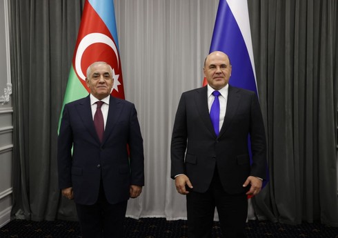 Əli Əsədov Mixail Mişustinlə görüşüb