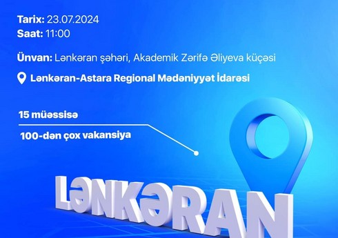 Lənkəranda əmək yarmarkası keçiriləcək 