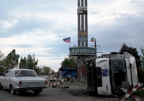 Mariupol şəhərində güclü partlayış olub