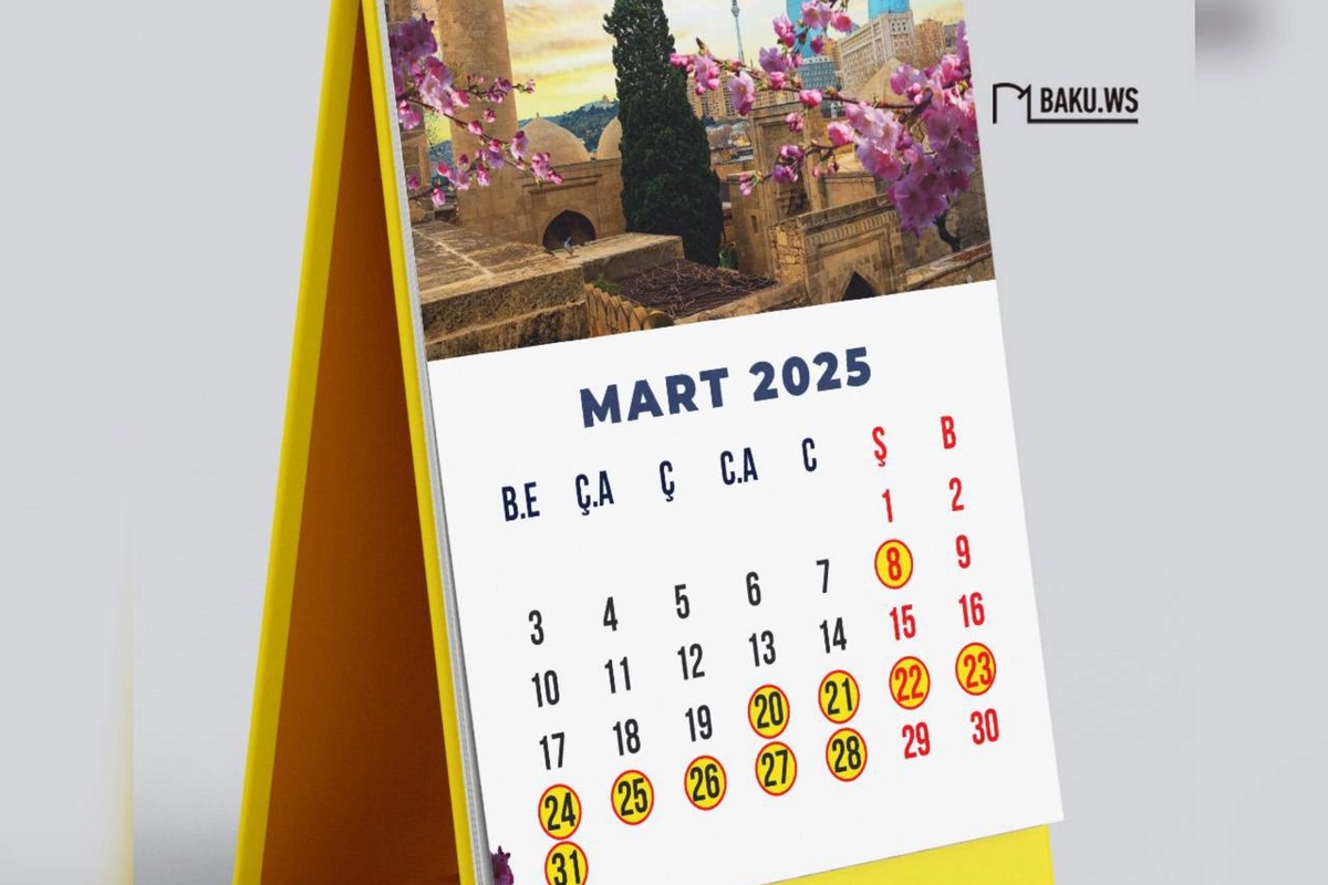 Martda 18 gün iş olmayacaq - TARİXLƏR