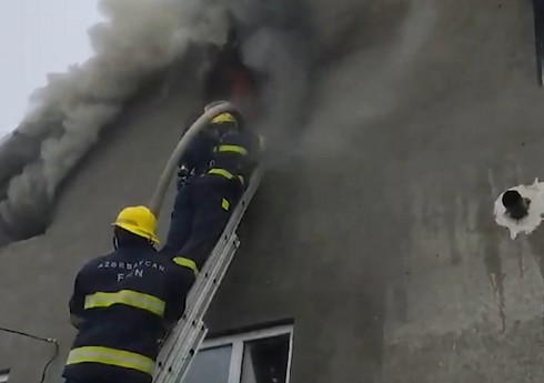 Masallıda evdə yanğın olub