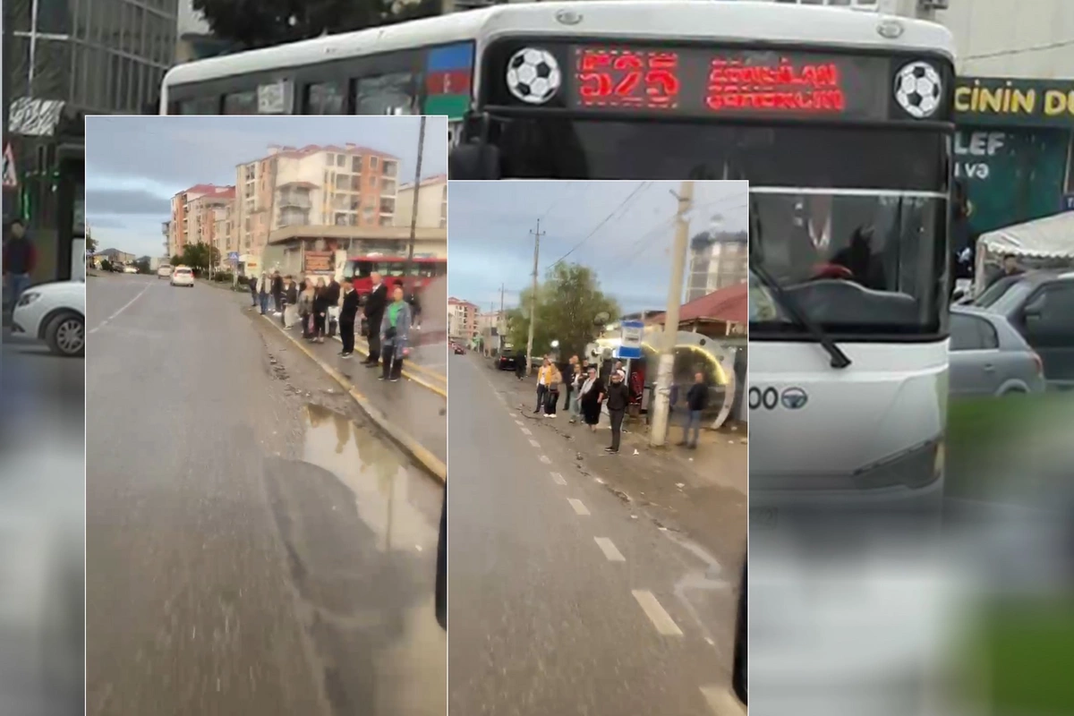 Masazırın nəqliyyat dərdi: Yeganə marşrut xəttinin avtobusları dayanacaqda saxlamır