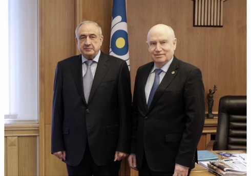 MDB-nin Baş katibi Azərbaycanın Belarusdakı səfiri ilə görüşüb