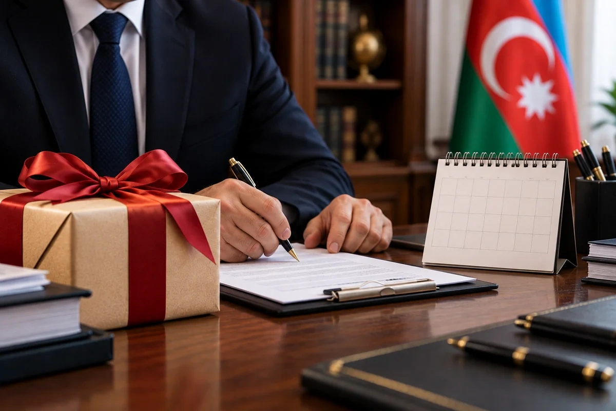 Məmurlar aldıqları hədiyyə barədə məlumat verməli olacaqlar Məmurlar aldıqları hədiyyə barədə məlumat verməli olacaqlar