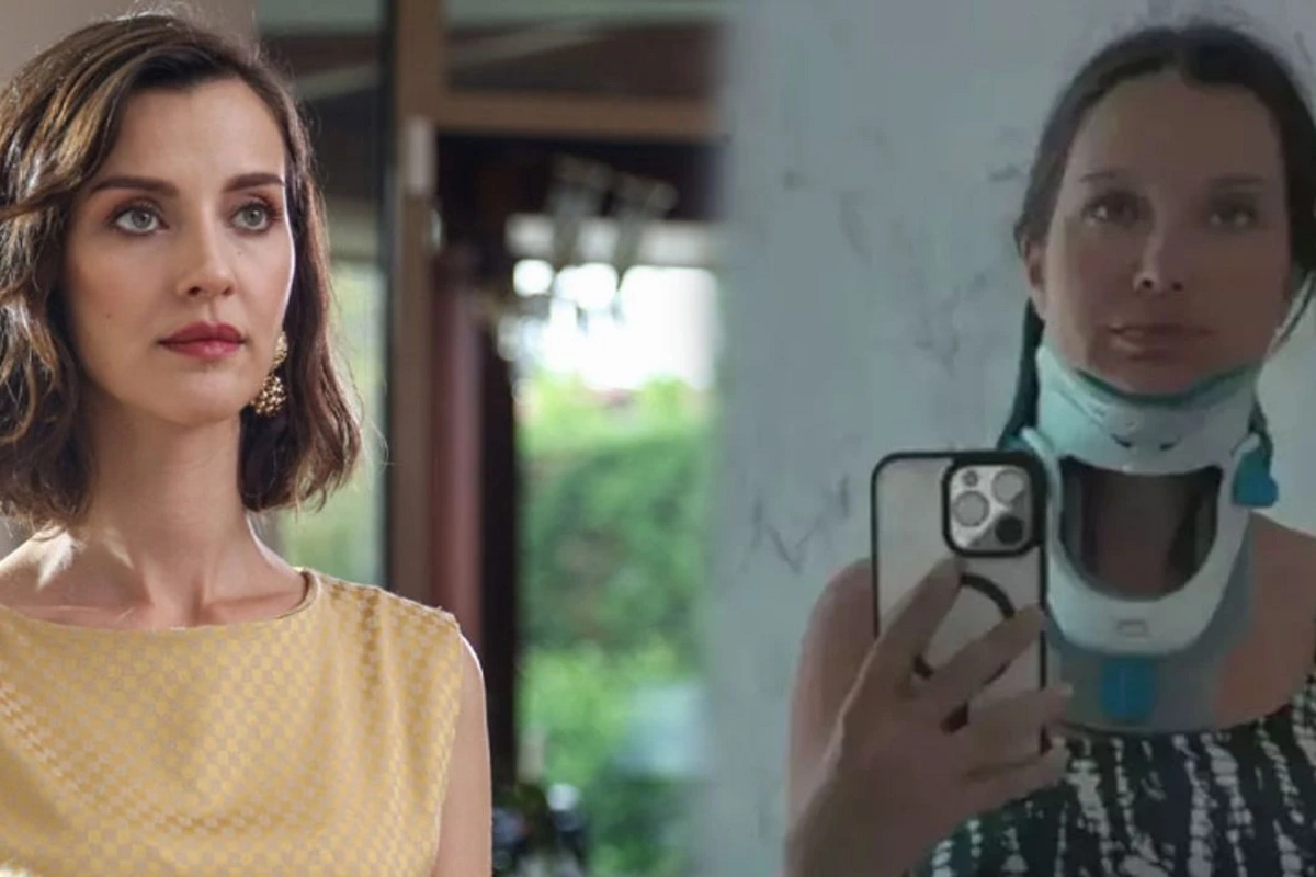 Məşhur aktrisa 6 günlük qızı ilə qəzaya düşdü