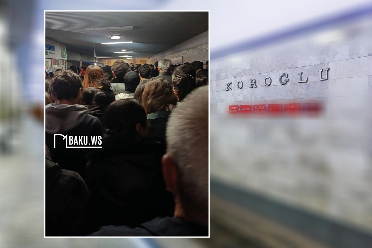 Metroda interval dəyişikliyi sıxlıq yaratdı