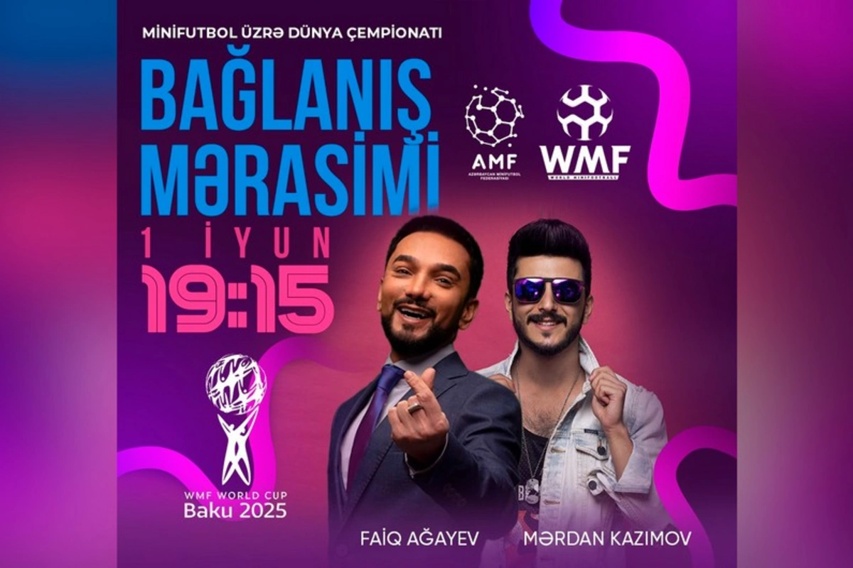 Milli Gimnastika Arenasında minifutbol üzrə dünya çempionatının bağlanış mərasimi keçiriləcək