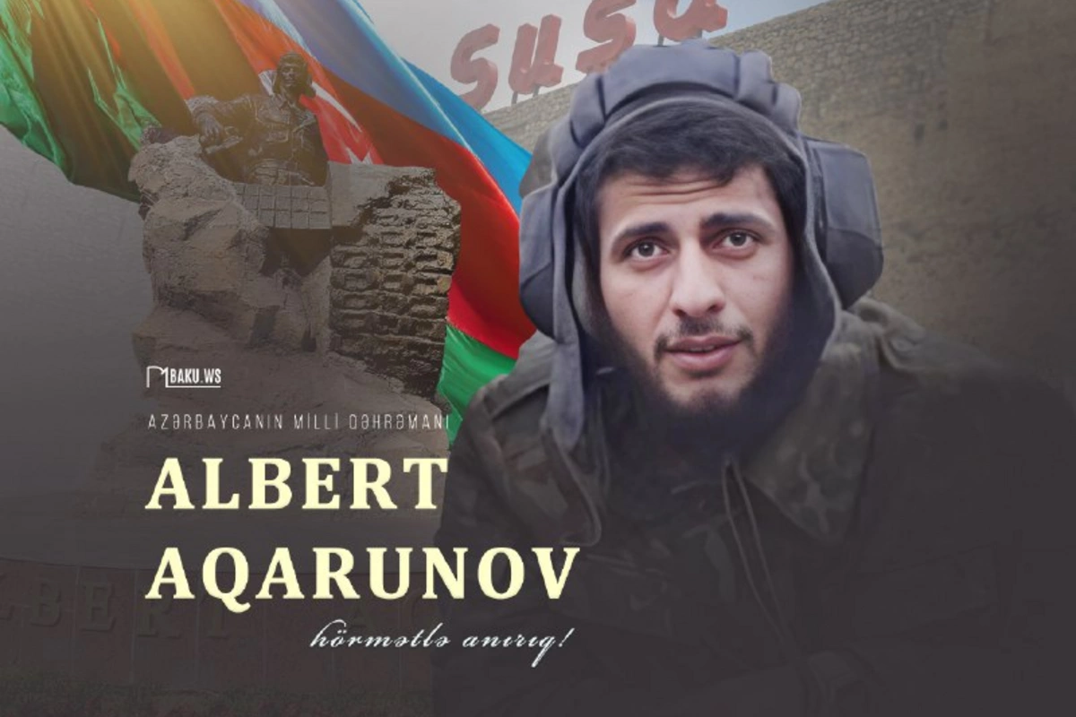 Milli Qəhrəman Albert Aqarunovun anım günüdür