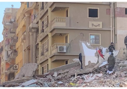 Misirdə 13 mərtəbəli bina çöküb